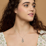 Peridot, Citrine and Pearl Silver Pendant