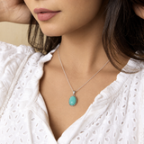 Handmade Amazonite Sterling Silver Pendant