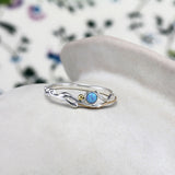 Coastal Blue Opal Ring