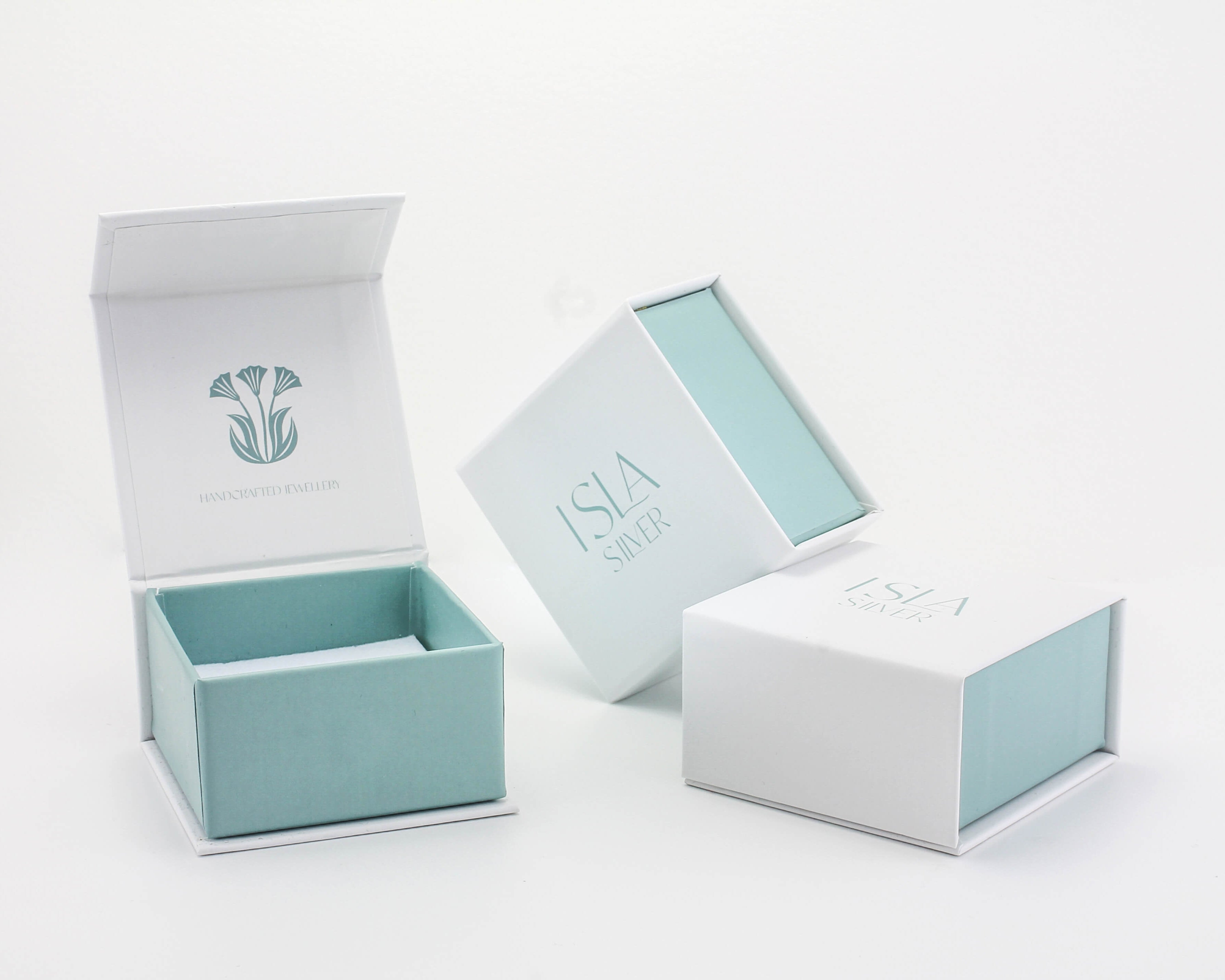 Isla Silver's beautiful gift box to receive our jewellery in